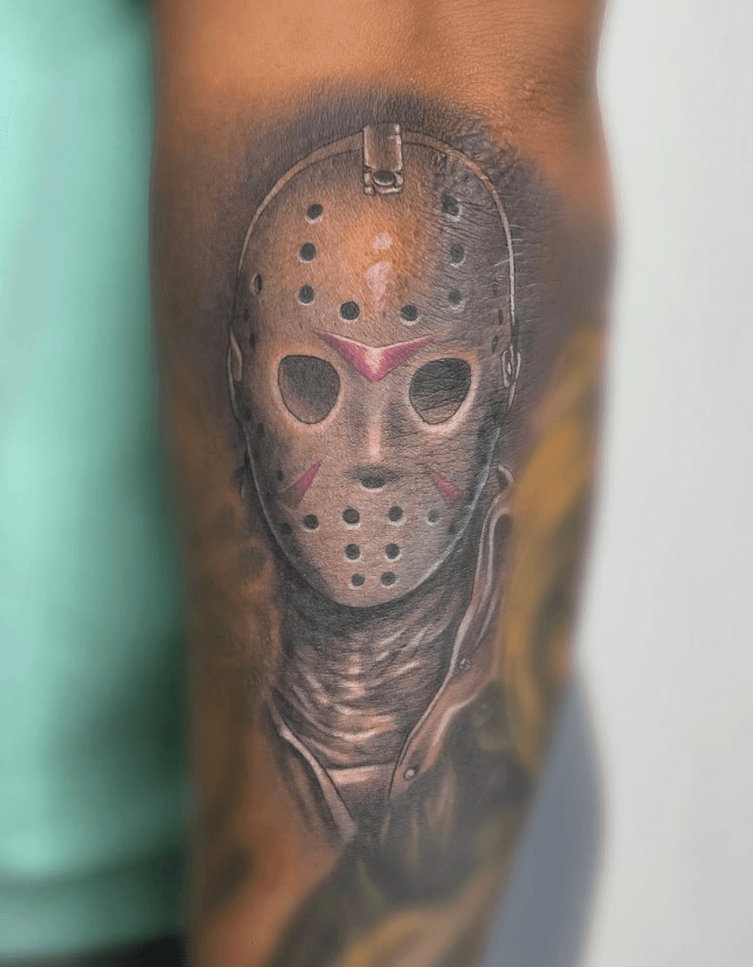 Precision tattoo design at BlackNeedle Tattoo Studio, Puerto Rico